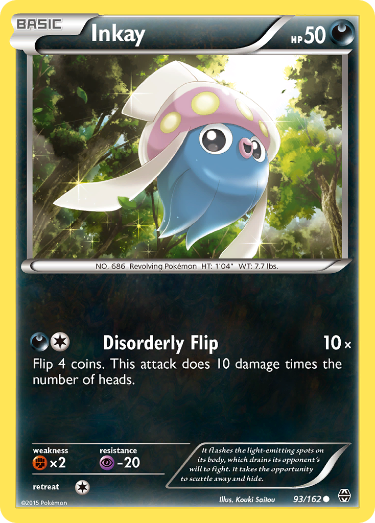 Inkay (93/162) [XY: BREAKthrough] | Black Swamp Games