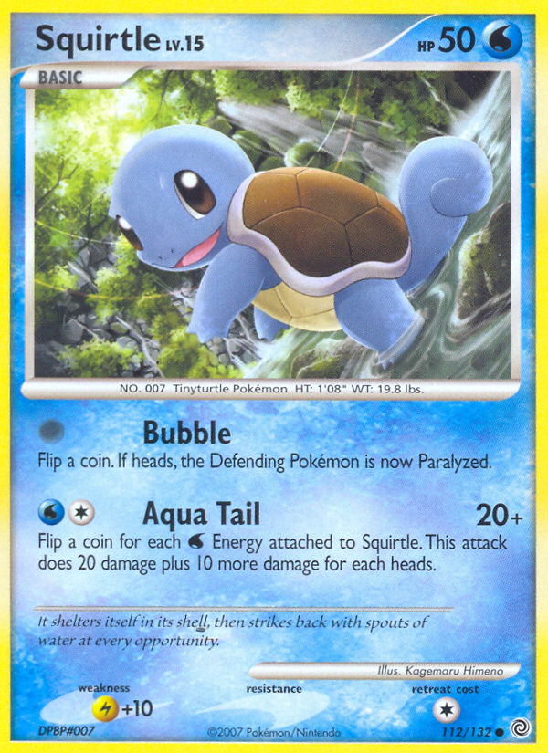 Squirtle (112/132) [Diamond & Pearl: Secret Wonders] | Black Swamp Games