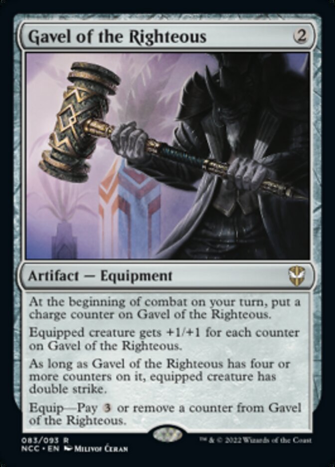 Gavel of the Righteous [Streets of New Capenna Commander] | Black Swamp Games