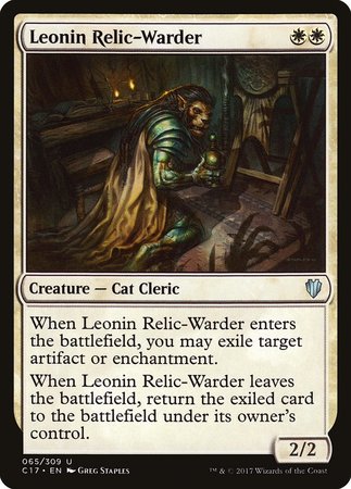 Leonin Relic-Warder [Commander 2017] | Black Swamp Games