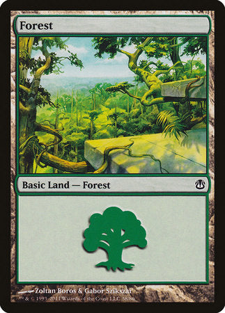 Forest (38) [Duel Decks: Ajani vs. Nicol Bolas] | Black Swamp Games