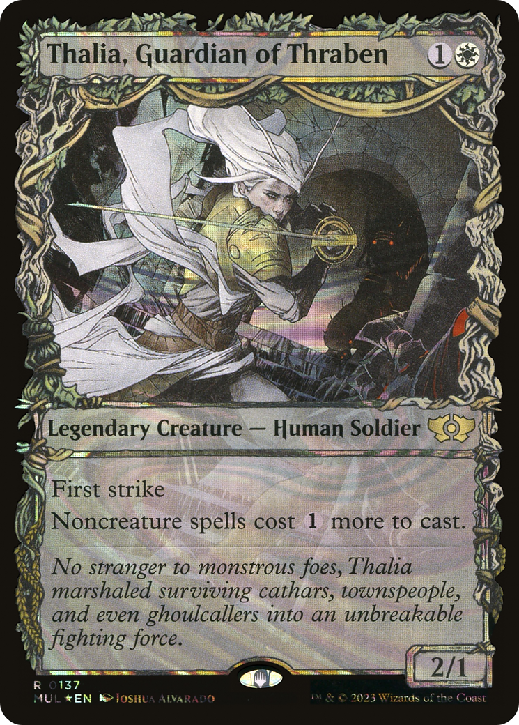 Thalia, Guardian of Thraben (Halo Foil) [Multiverse Legends] | Black Swamp Games