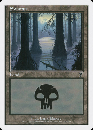Swamp (348) [Seventh Edition] | Black Swamp Games