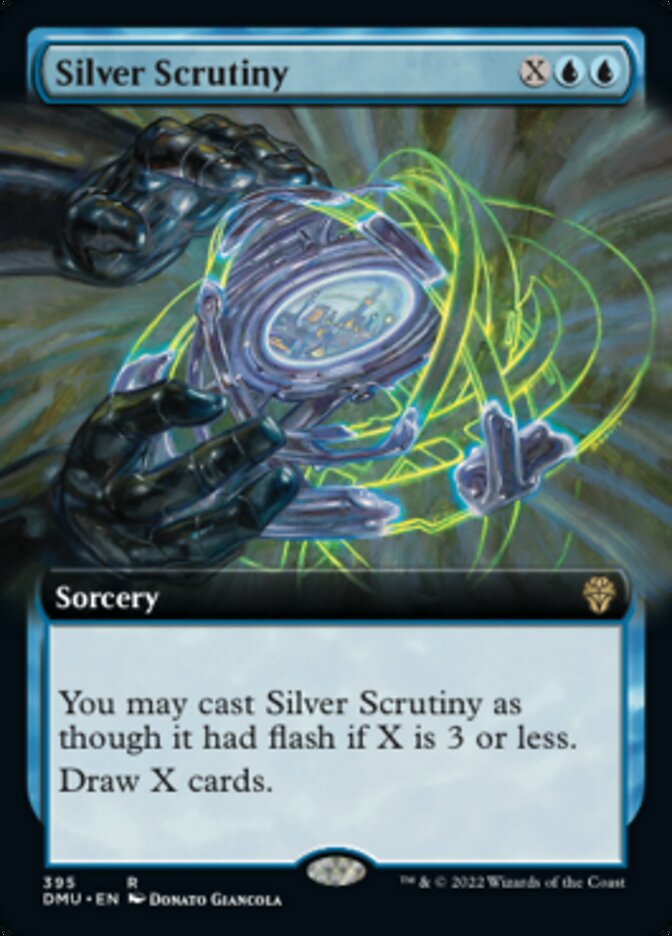 Silver Scrutiny (Extended Art) [Dominaria United] | Black Swamp Games