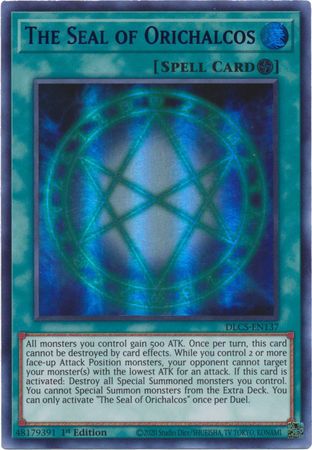 The Seal of Orichalcos (Purple) [DLCS-EN137] Ultra Rare | Black Swamp Games