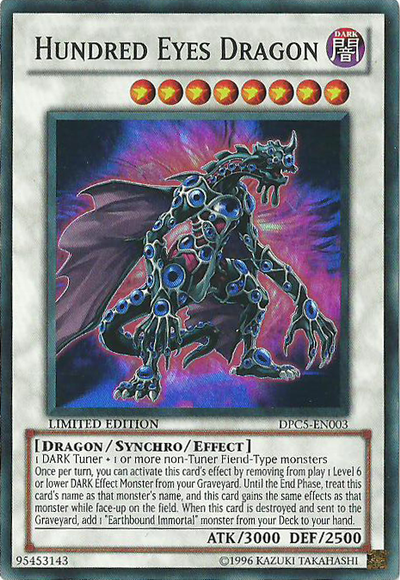 Hundred Eyes Dragon [DPC5-EN003] Super Rare | Black Swamp Games