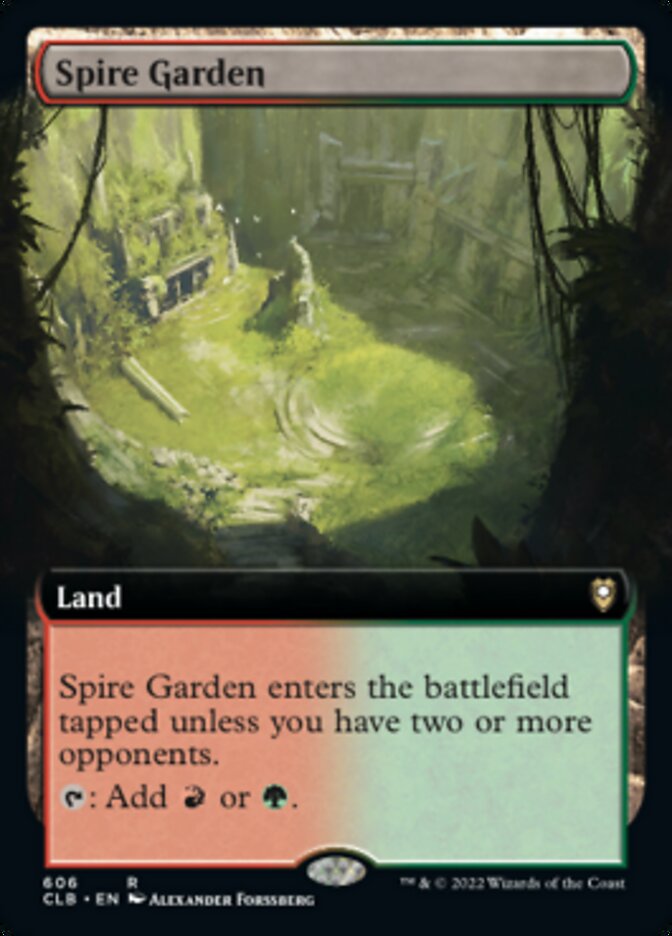 Spire Garden (Extended Art) [Commander Legends: Battle for Baldur's Gate] | Black Swamp Games