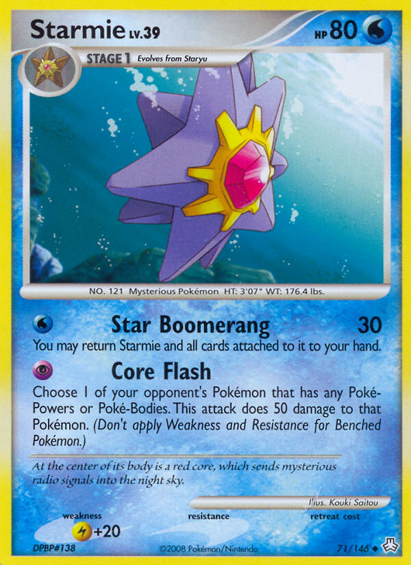 Starmie (71/146) [Diamond & Pearl: Legends Awakened] | Black Swamp Games