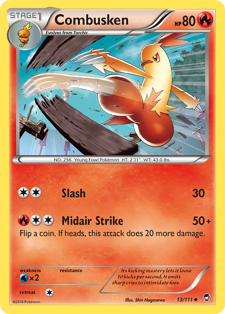 Combusken (13/111) [XY: Furious Fists] | Black Swamp Games