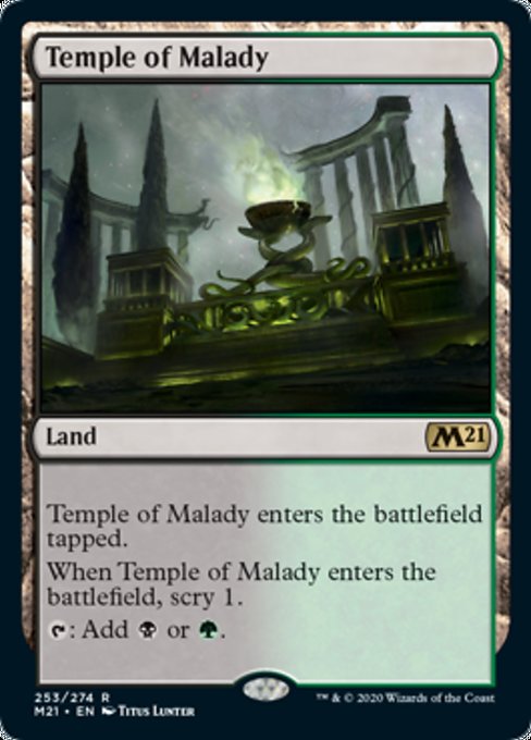 Temple of Malady [Core Set 2021] | Black Swamp Games