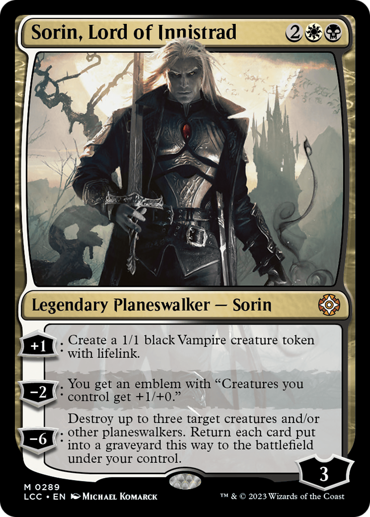 Sorin, Lord of Innistrad [The Lost Caverns of Ixalan Commander] | Black Swamp Games