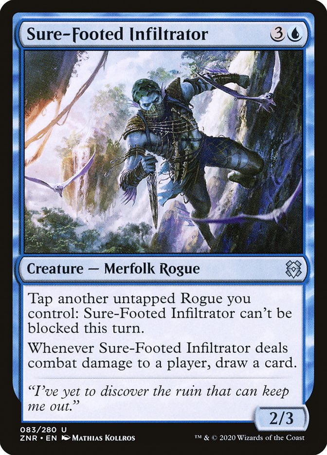 Sure-Footed Infiltrator [Zendikar Rising] | Black Swamp Games