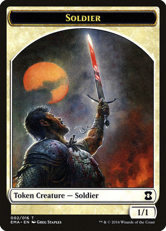 Soldier Token [Eternal Masters Tokens] | Black Swamp Games