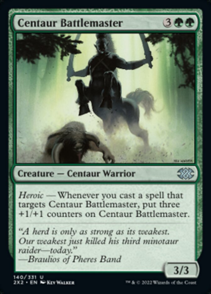 Centaur Battlemaster [Double Masters 2022] | Black Swamp Games