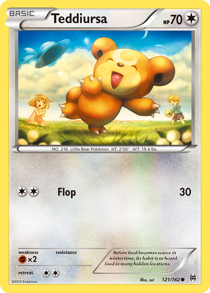 Teddiursa (121/162) [XY: BREAKthrough] | Black Swamp Games