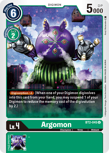 Argomon [BT2-045] [Release Special Booster Ver.1.5] | Black Swamp Games