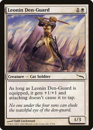 Leonin Den-Guard [Mirrodin] | Black Swamp Games