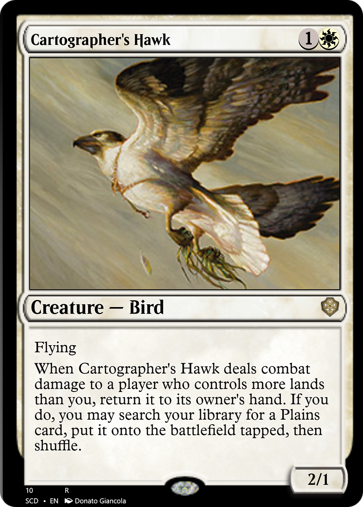 Cartographer's Hawk [Starter Commander Decks] | Black Swamp Games