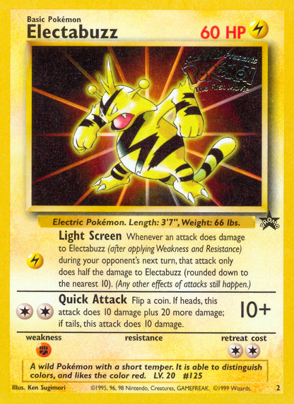 Electabuzz (2) [Wizards of the Coast: Black Star Promos] | Black Swamp Games