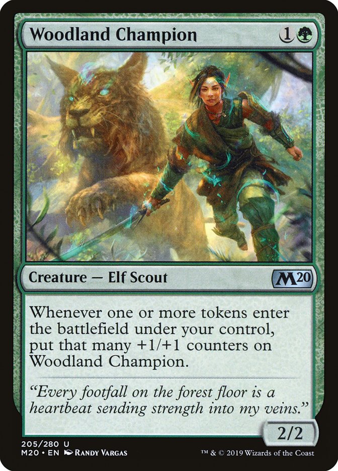 Woodland Champion [Core Set 2020] | Black Swamp Games