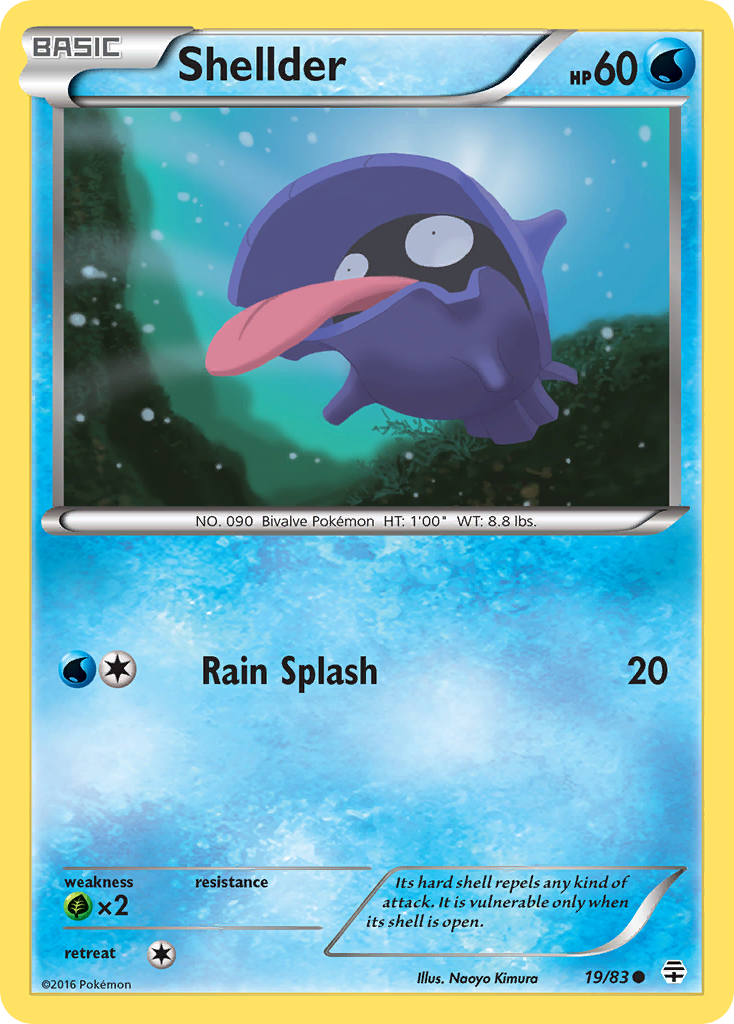 Shellder (19/83) [XY: Generations] | Black Swamp Games