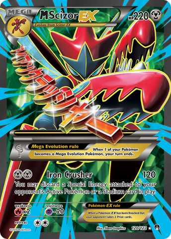 Ho-Oh EX 121/122 Full Art Ultra Rare XY Breakpoint Pokemon Card Near M