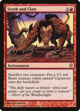 Tooth and Claw [Commander 2013] | Black Swamp Games