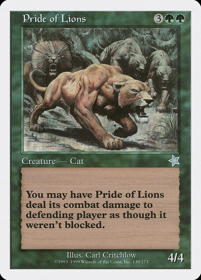 Pride of Lions [Starter 1999] | Black Swamp Games