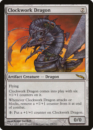 Clockwork Dragon [Mirrodin] | Black Swamp Games