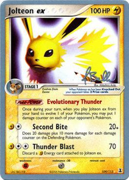 Jolteon ex (109/113) (Eeveelutions - Jimmy Ballard) [World Championships 2006] | Black Swamp Games