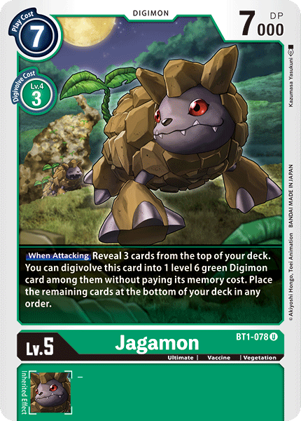 Jagamon [BT1-078] [Release Special Booster Ver.1.0] | Black Swamp Games