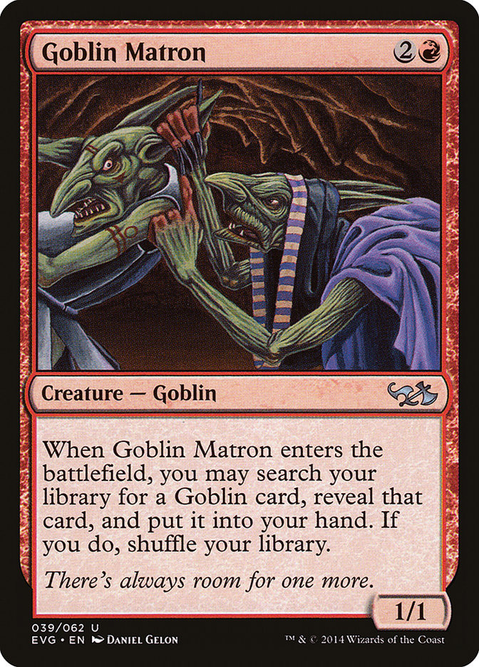 Goblin Matron (Elves vs. Goblins) [Duel Decks Anthology] | Black Swamp Games