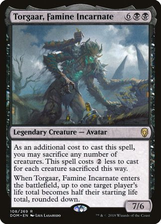 Torgaar, Famine Incarnate [Dominaria] | Black Swamp Games