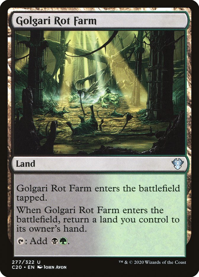Golgari Rot Farm [Commander 2020] | Black Swamp Games