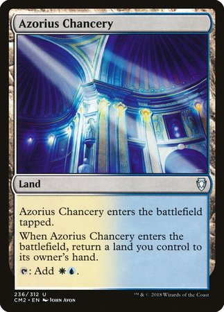 Azorius Chancery [Commander Anthology Volume II] | Black Swamp Games