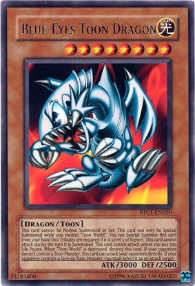 Blue-Eyes Toon Dragon [RP01-EN050] Rare | Black Swamp Games