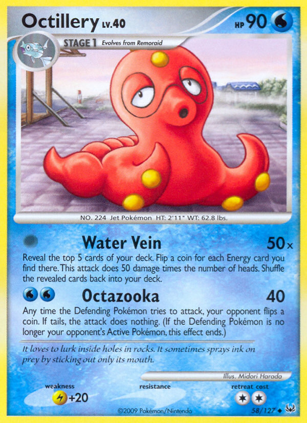 Octillery (58/127) [Platinum: Base Set] | Black Swamp Games