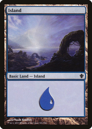 Island (341) [Commander 2013] | Black Swamp Games