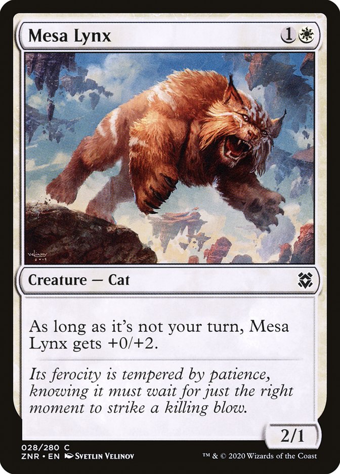 Mesa Lynx [Zendikar Rising] | Black Swamp Games