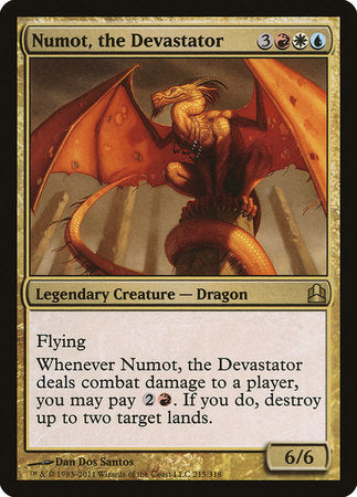 Numot, the Devastator [Commander 2011] | Black Swamp Games