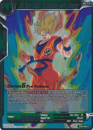 SS Son Goku, Exploding with Energy [BT6-055_PR] | Black Swamp Games