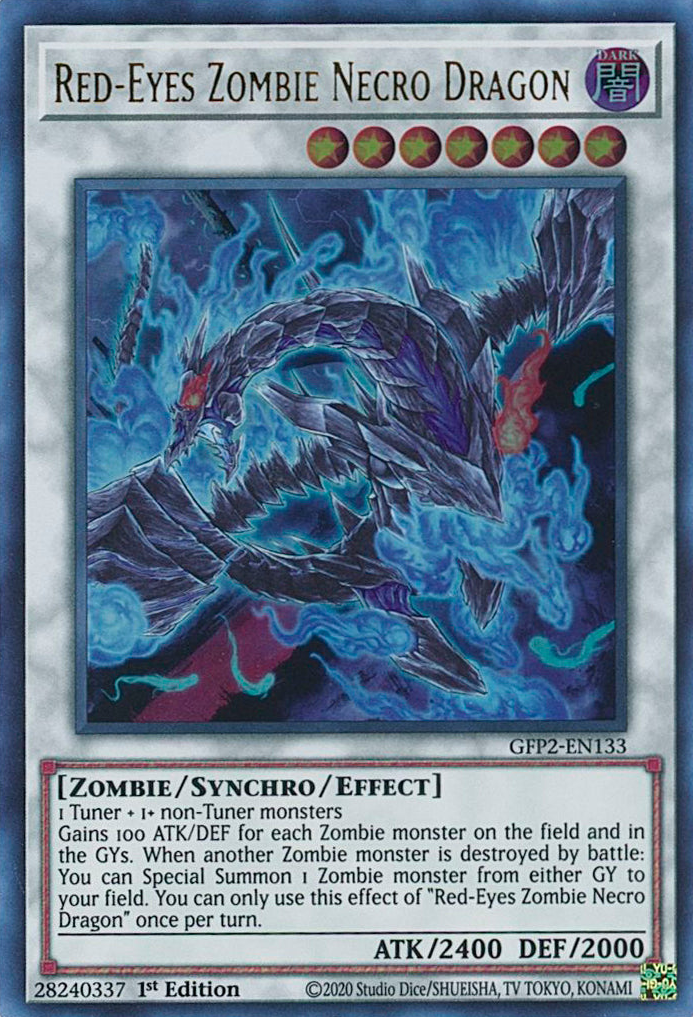 Red-Eyes Zombie Necro Dragon [GFP2-EN133] Ultra Rare | Black Swamp Games