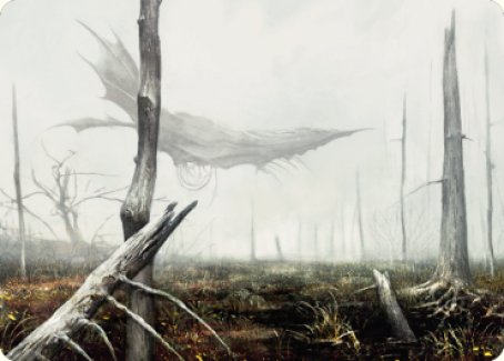Swamp Art Card [Dominaria United Art Series] | Black Swamp Games