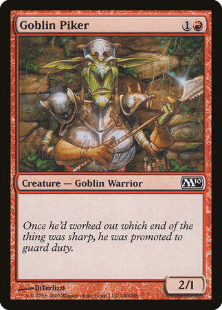 Goblin Piker [Magic 2010] | Black Swamp Games