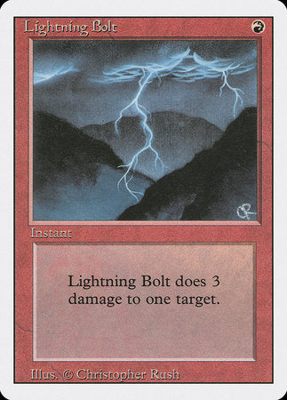 Lightning Bolt [Revised Edition] | Black Swamp Games