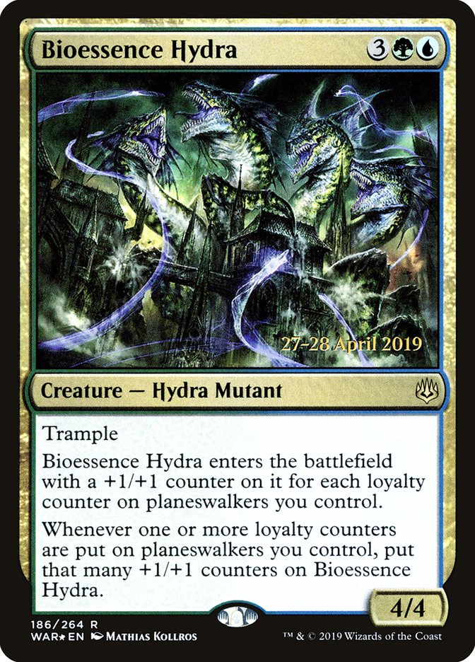 Bioessence Hydra  [War of the Spark Prerelease Promos] | Black Swamp Games