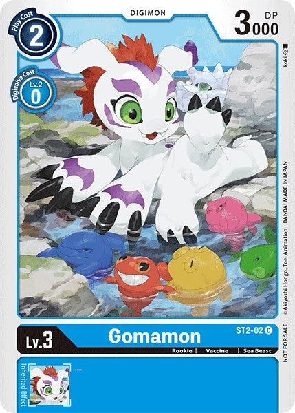 Gomamon [ST2-02] (Official Tournament Pack Vol.3) [Starter Deck: Cocytus Blue Promos] | Black Swamp Games