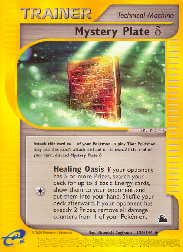 Mystery Plate Delta (136/144) [Skyridge] | Black Swamp Games