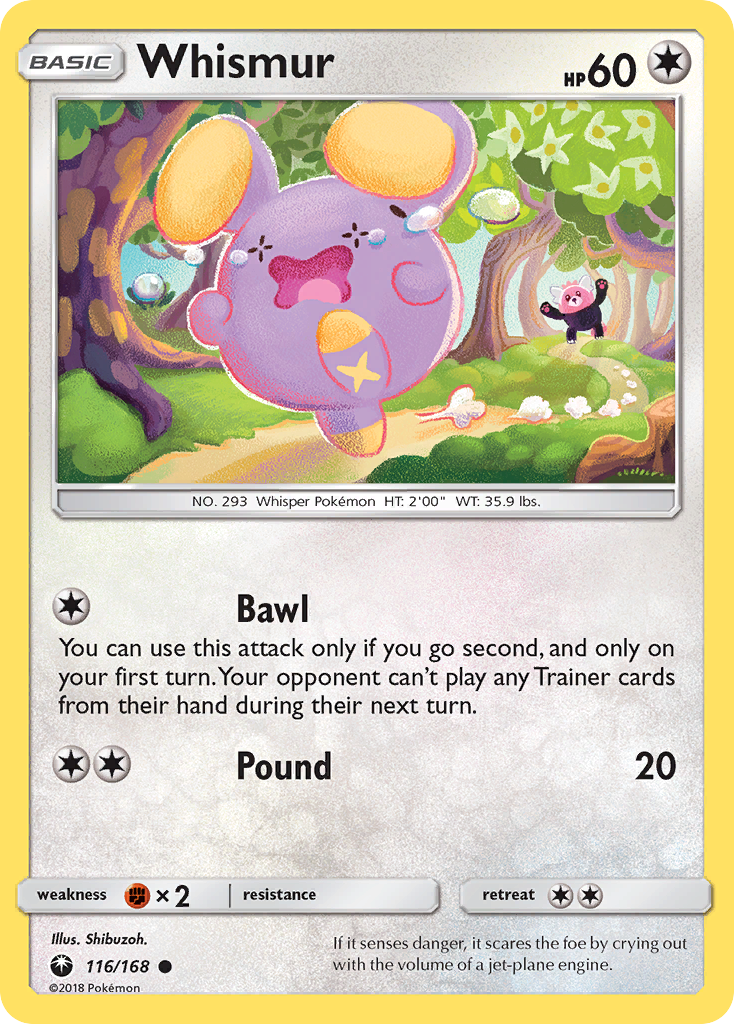 Whismur (116/168) [Sun & Moon: Celestial Storm] | Black Swamp Games