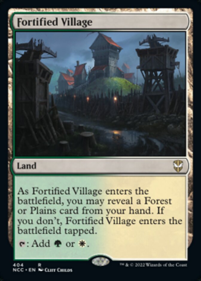 Fortified Village [Streets of New Capenna Commander] | Black Swamp Games